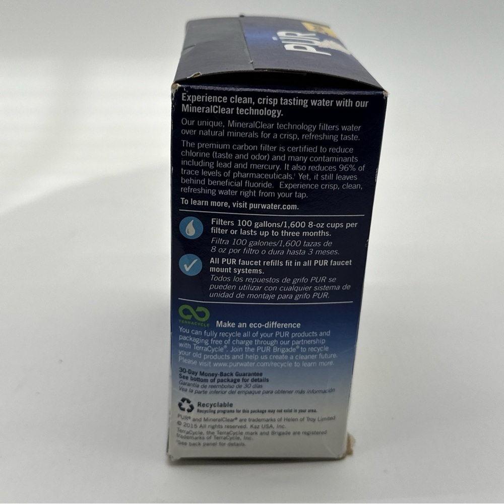 Pur Plus‎ Genuine Mineral Core Filter Lead 2 in Pack Fauce Filter RF-9999 new . - Picture 4 of 5